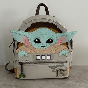 Loungefly Star Wars Kids Backpack - Mint and Beige- New Without Tags